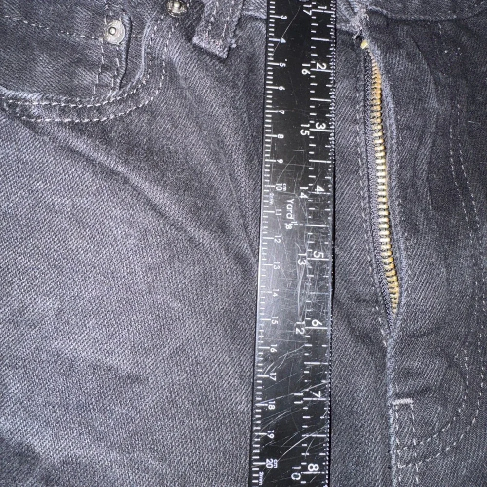 Levis‎ 505 Regular Fit Black Jeans Mens W33 L34 Straight Leg 00505-0260